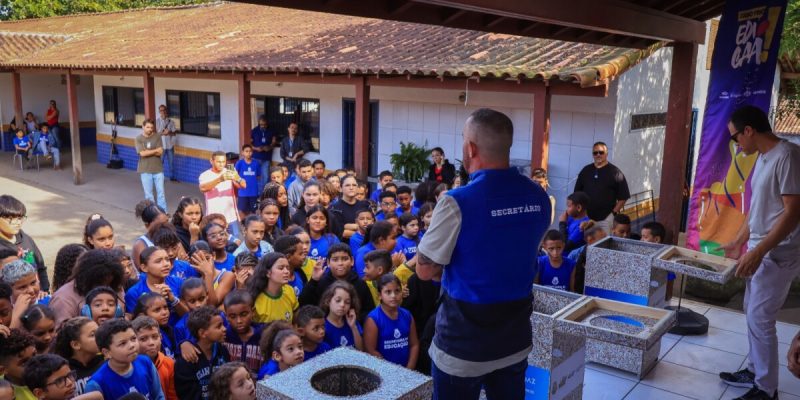 Estudantes participam de atividades de educação ambiental durante Semana do Meio Ambiente em Cabo Frio